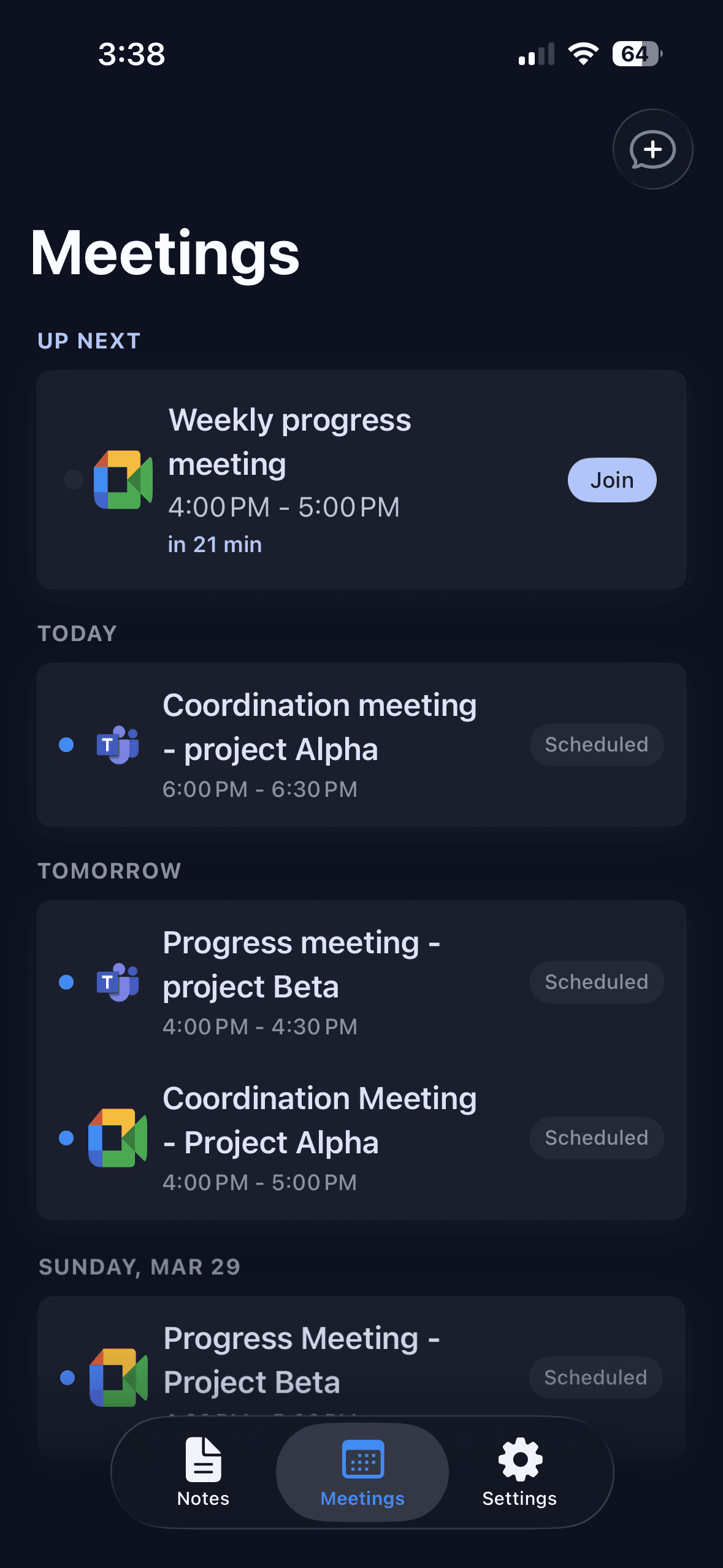 Record screen dark mode